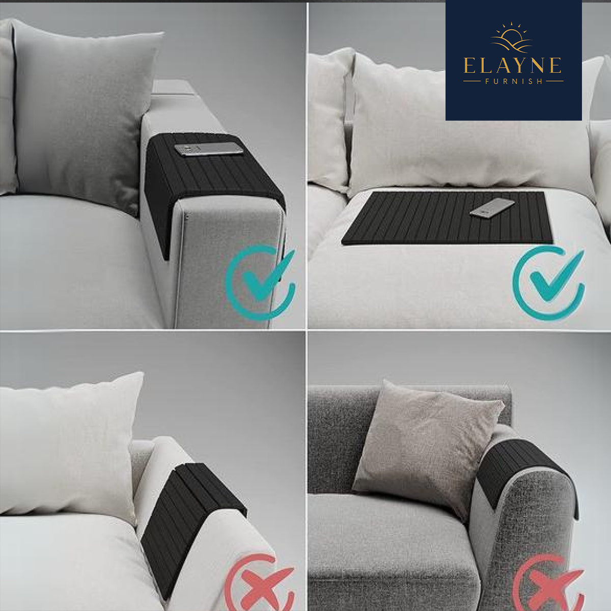 Flexible Sofa Tray Table