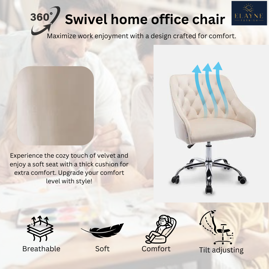 Elayne Furnish – Nova Swivel Chair | Beige Edition