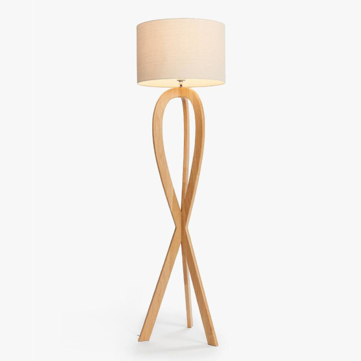 Curve Wooden Floor Lamp