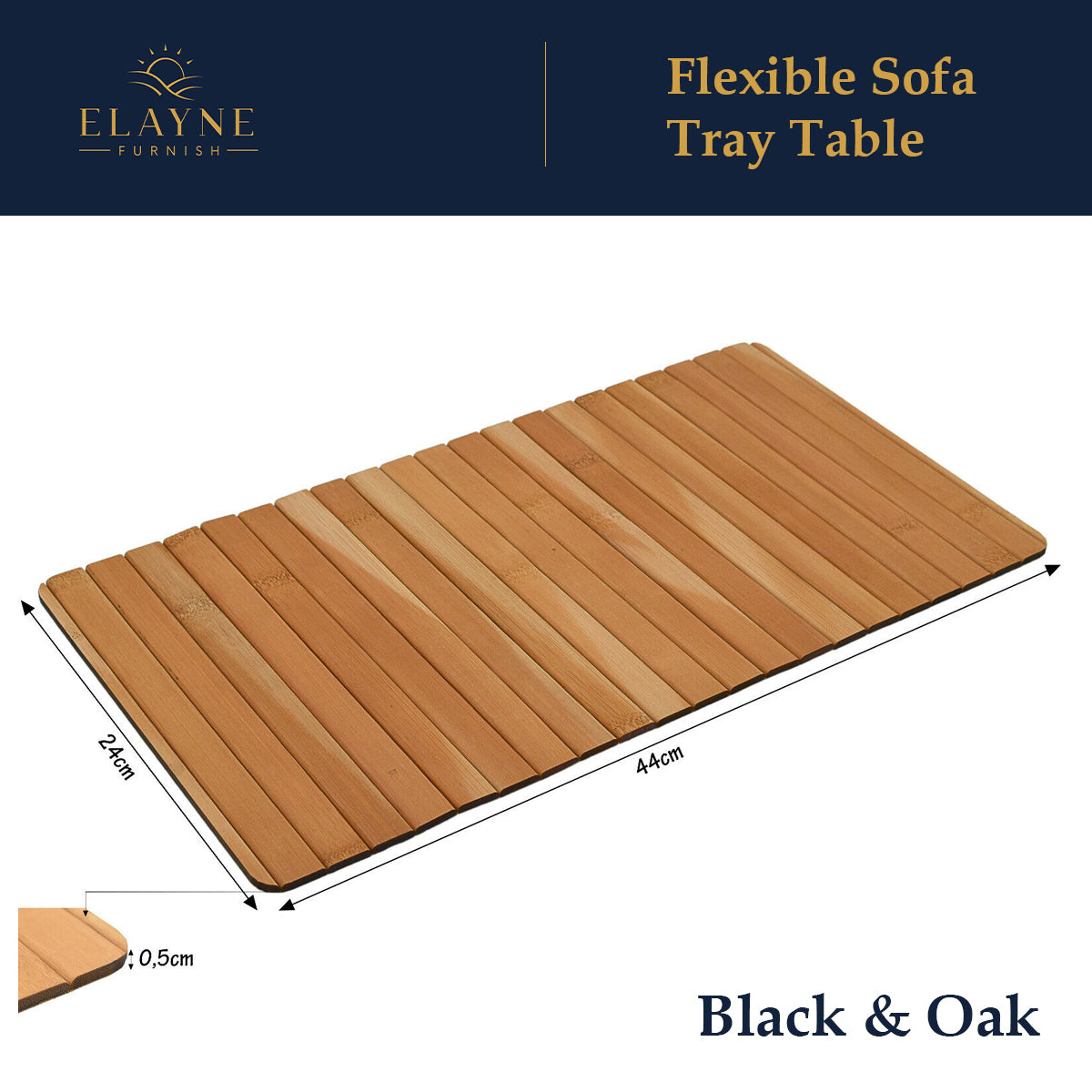 Flexible Sofa Tray Table