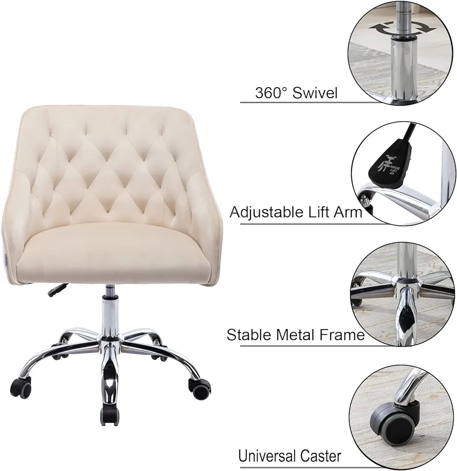 Elayne Furnish – Nova Swivel Chair  | Beige Edition